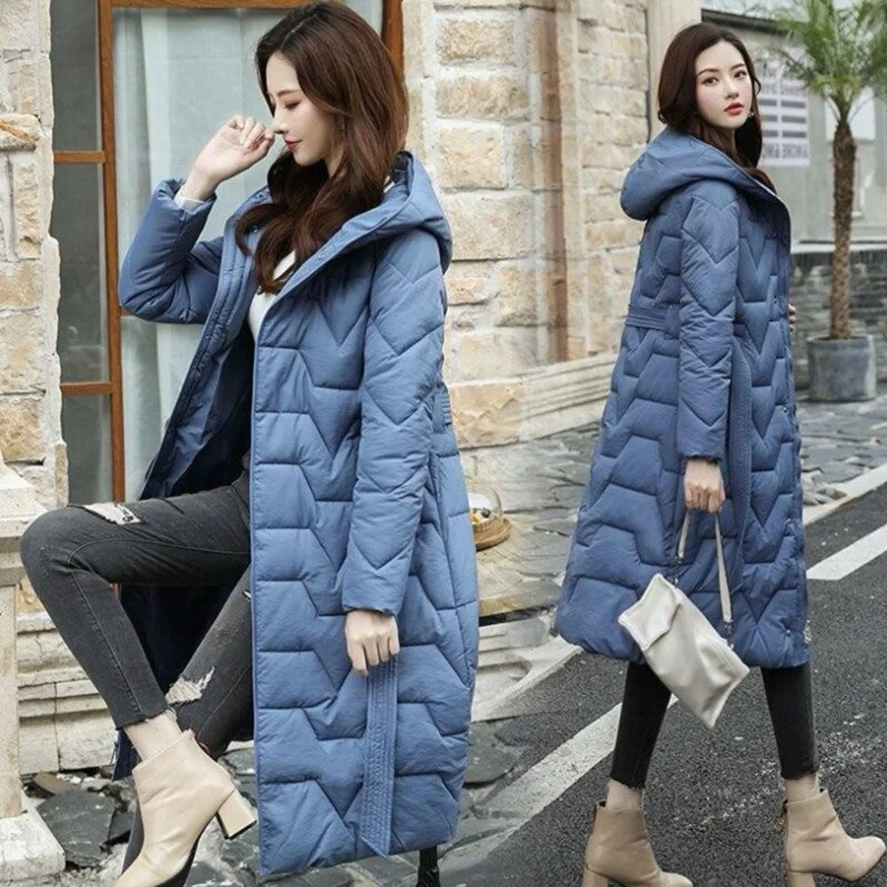 Bosideng Navy Puffer Coat N247-23 - Picture 1 of 8